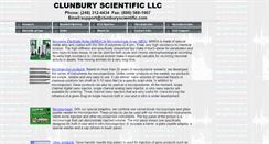 Desktop Screenshot of clunburyscientific.com